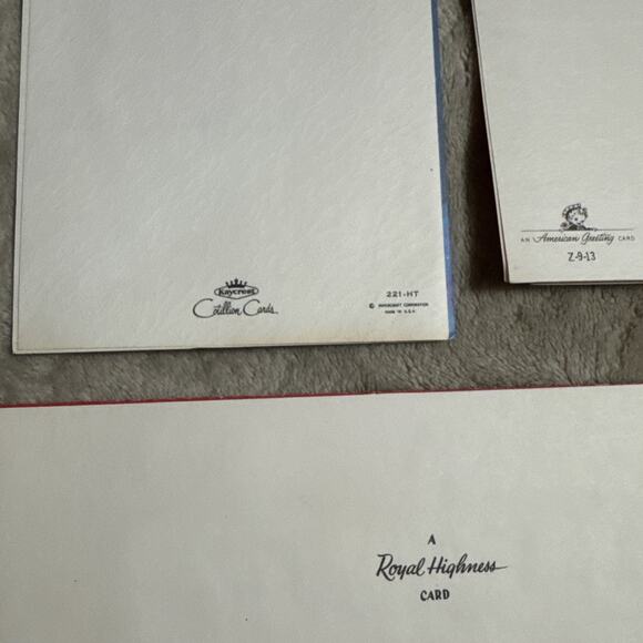 Vintage Lot Of Five Christmas Cards - Picture 5 of 9